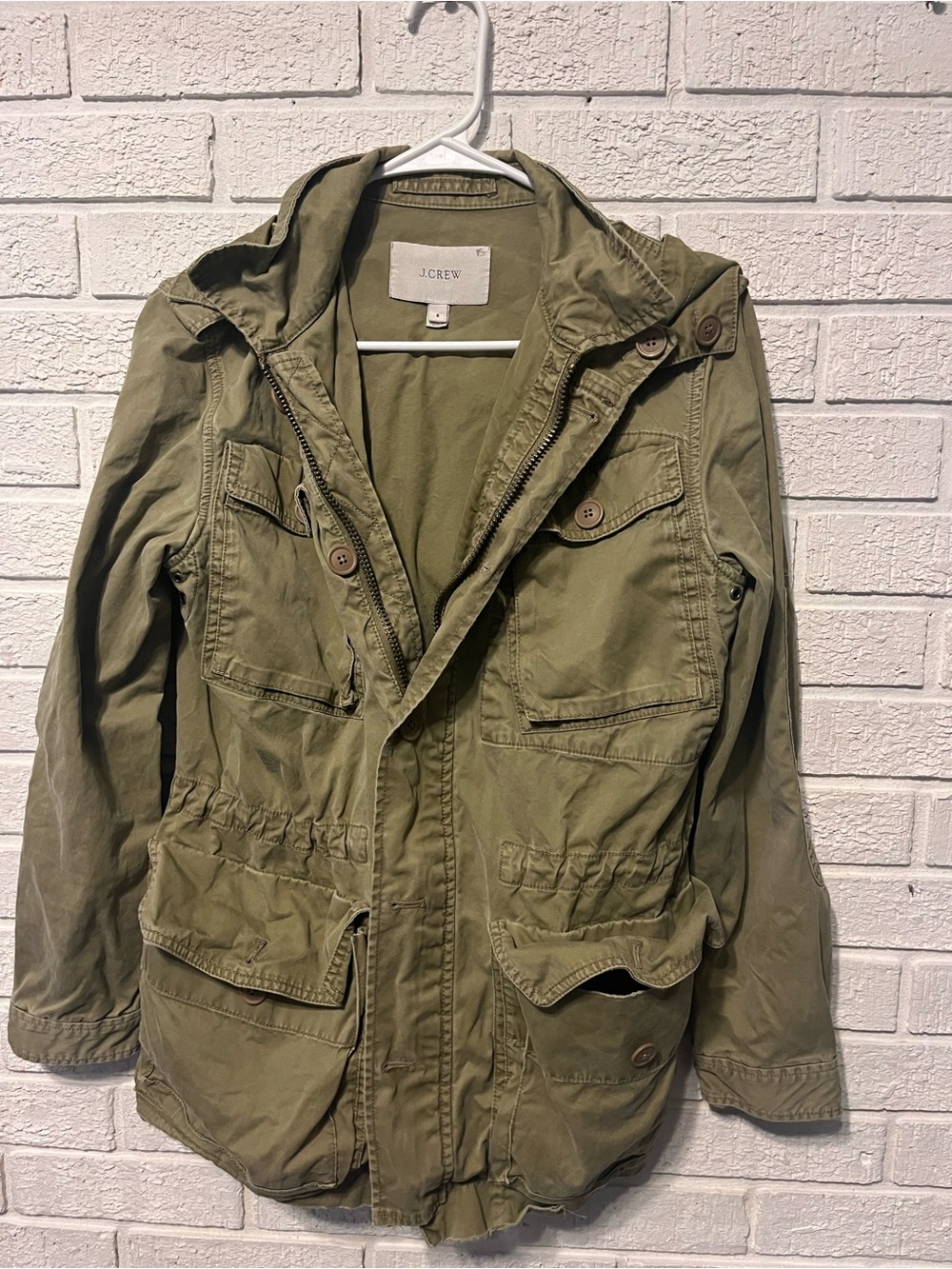 J.Crew Olive Green Field/Mechanic Utility Jacket